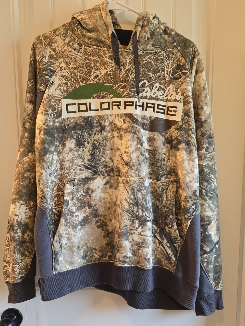 Cabela's ColorPhase Camo Hoodie - Green, Brown, Gray